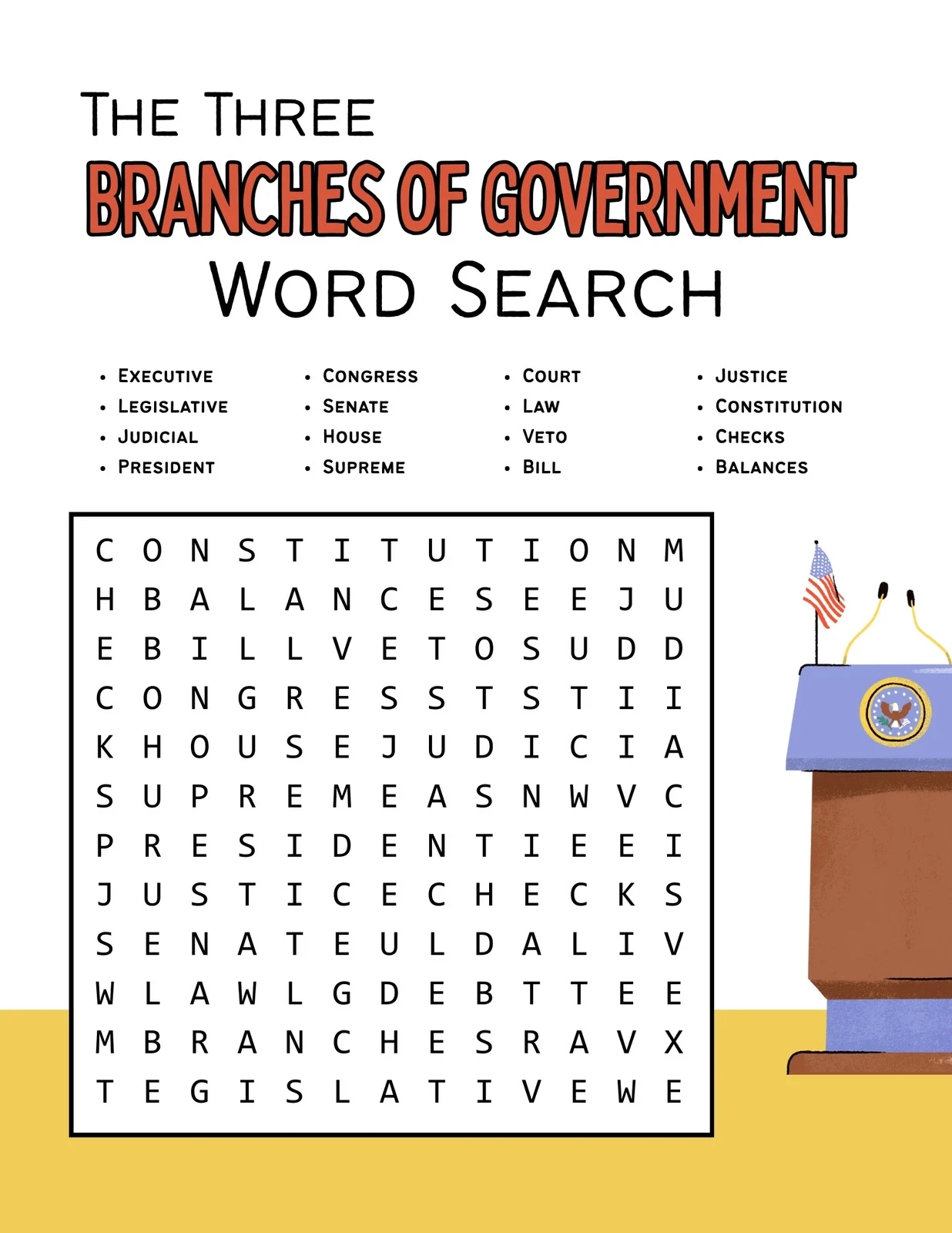 Page 2 Free Printable Word Search Worksheet Templates Canva