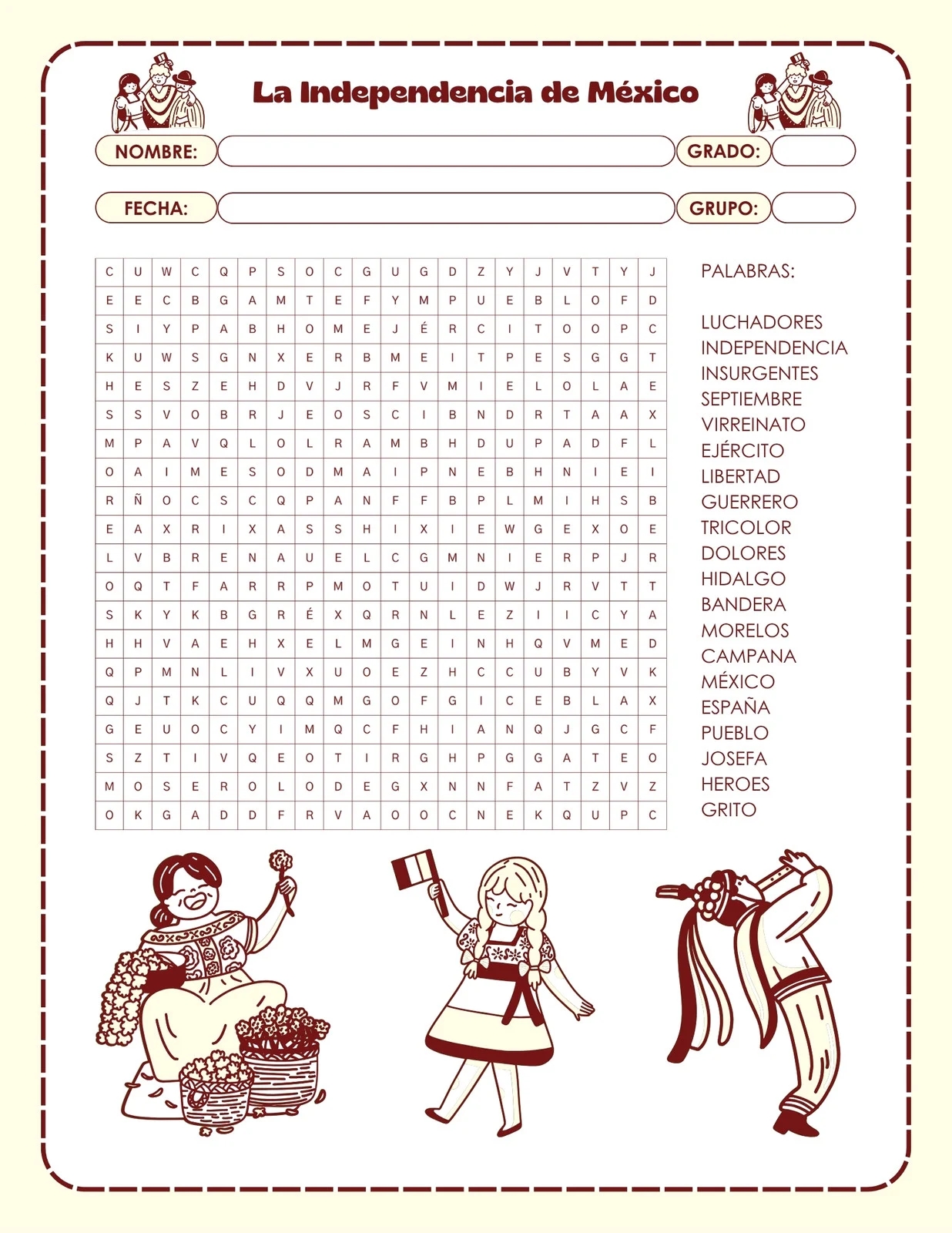 Page 3 Free Printable Word Search Worksheet Templates Canva