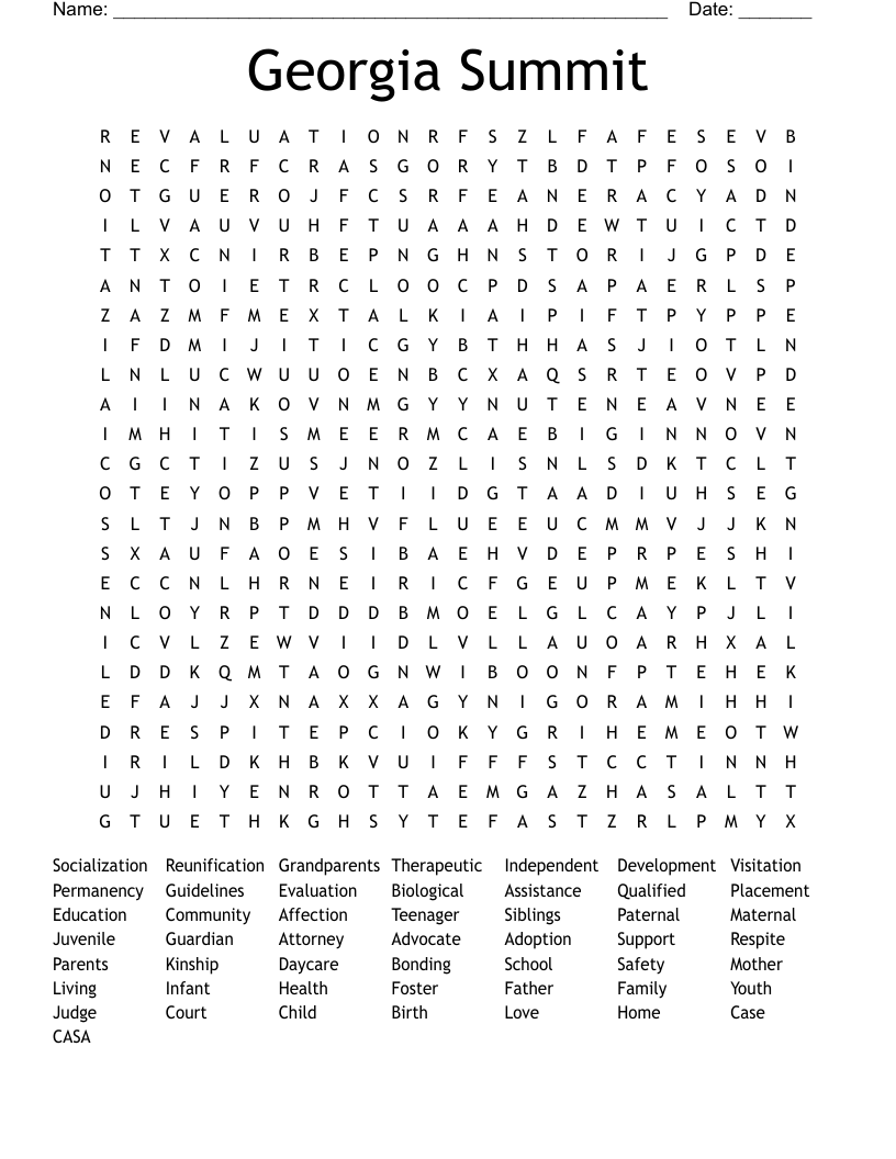 Parenting Word Search WordMint