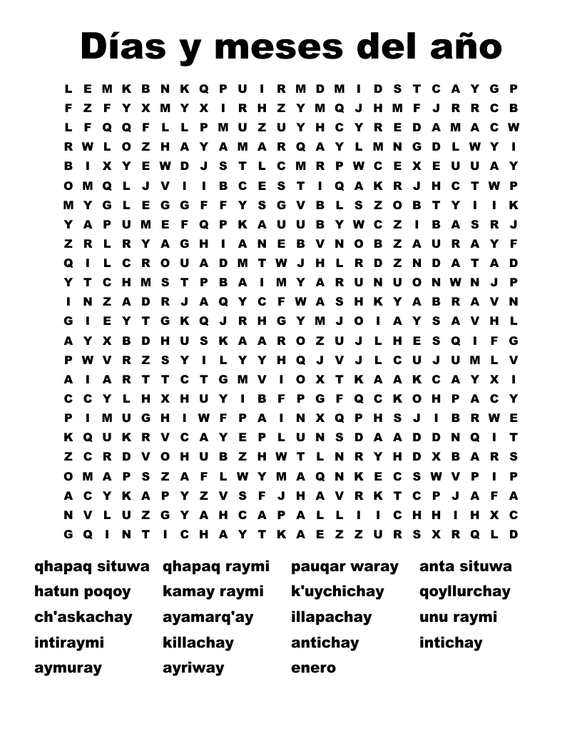 Philippine Language Word Search WordMint