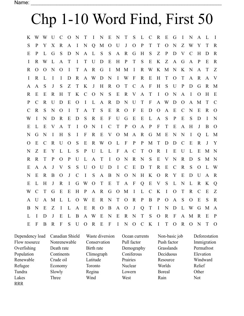 Population And Migration By Tamiya Word Search WordMint