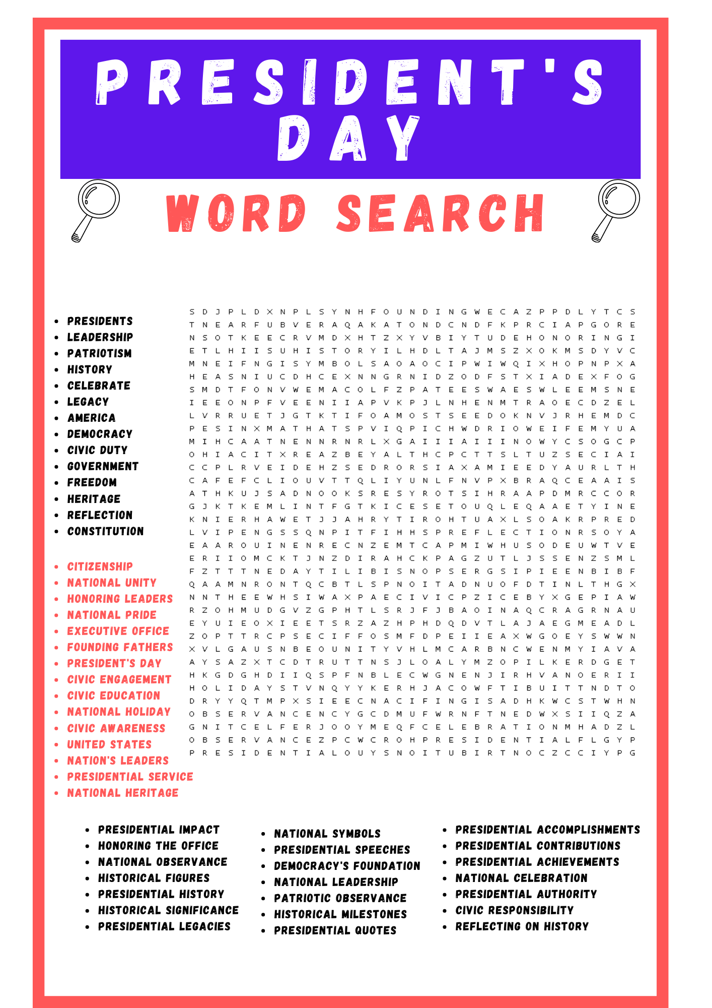 Free Printable Word Search Government Free Printable Word Search Government