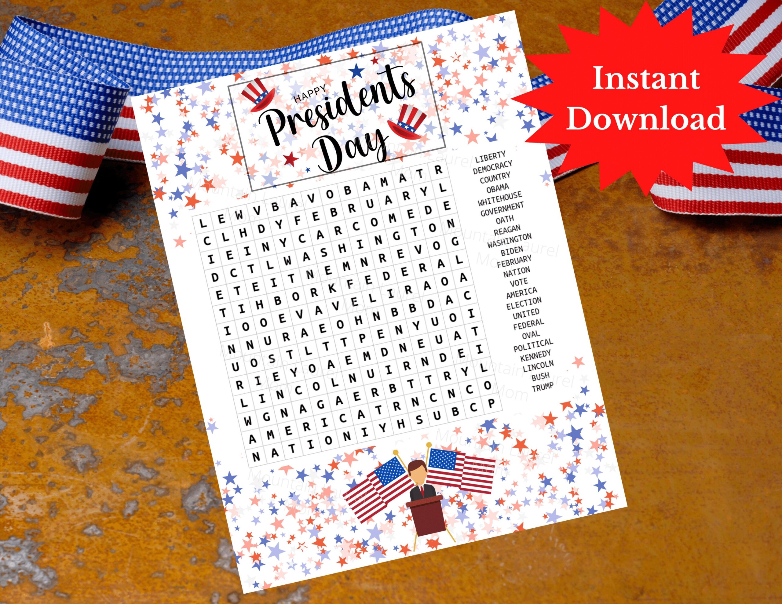 Presidents Day Word Search President s Day Printable President s Day Games President s Day Activities Word Search President s Day Etsy Presidents Day Word Search President s Day Printable President s Day Games President s Day Activities Word Search President s Day Etsy