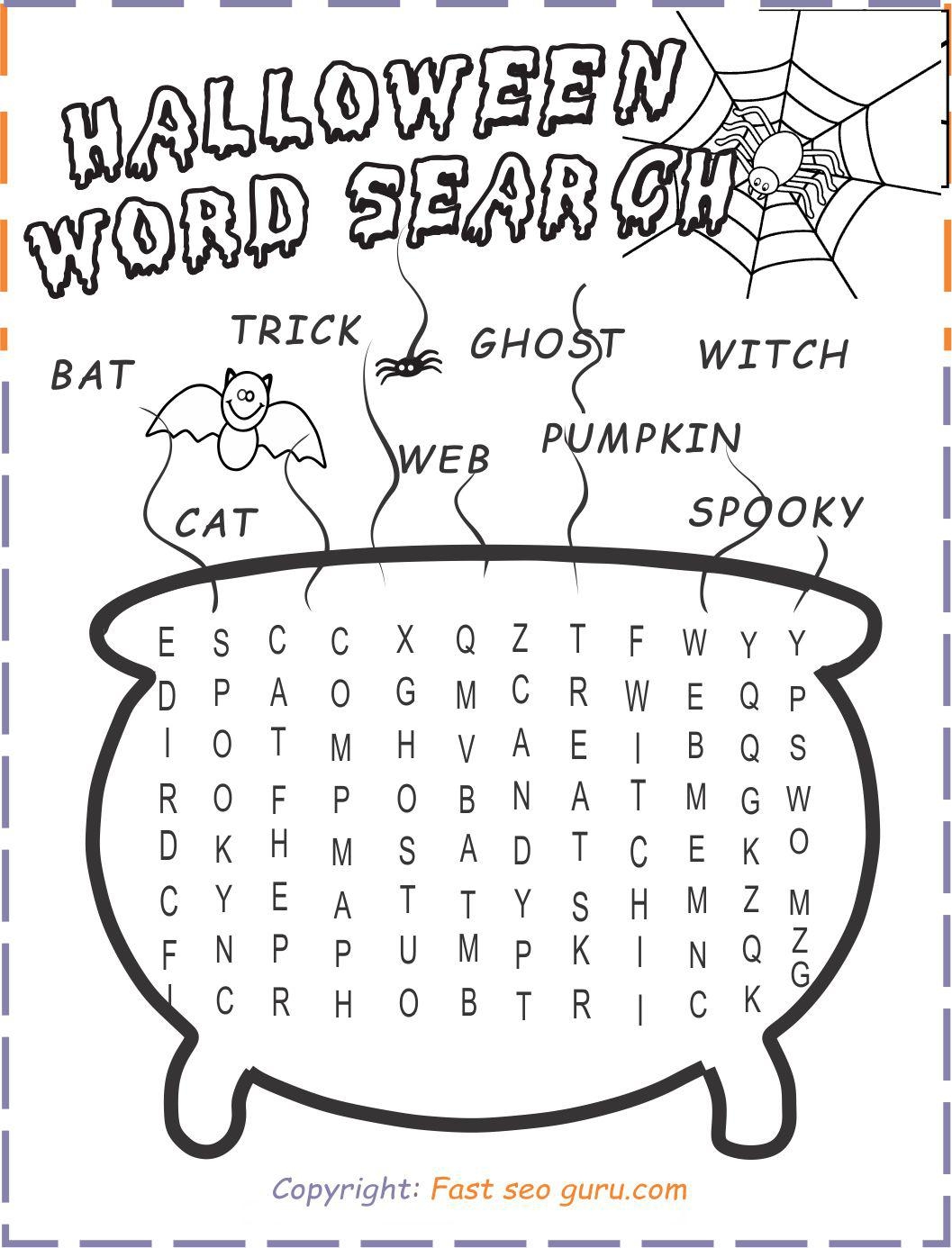 Print Out Halloween Wordsearch For Kid Free Printable Coloring Pages For Kids R halloween