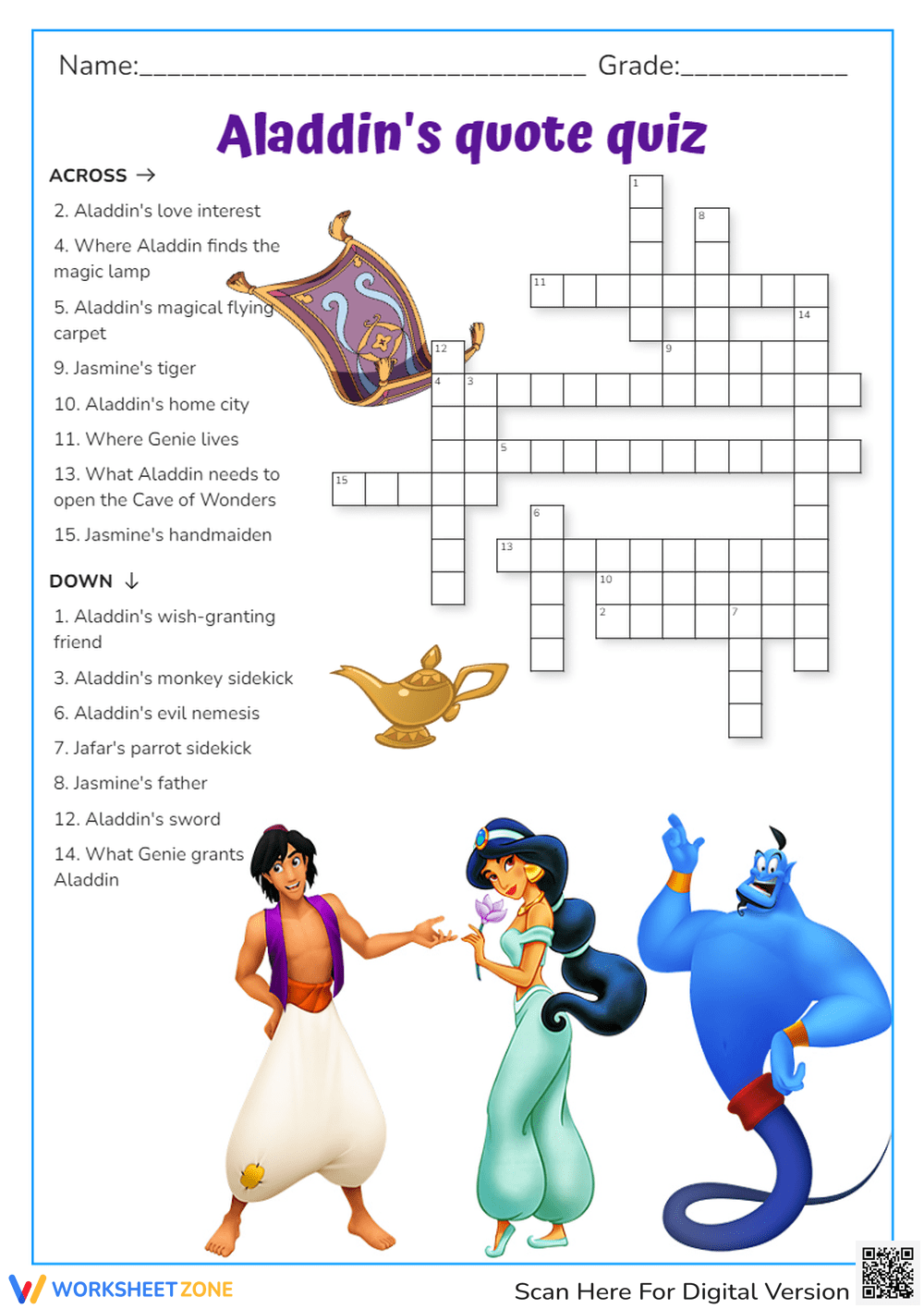Printable Disney Crossword Puzzles Worksheets Download Printable Disney Crossword Puzzles Worksheets Download