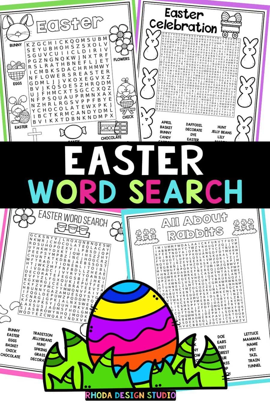 Printable Easter Word Search Puzzles