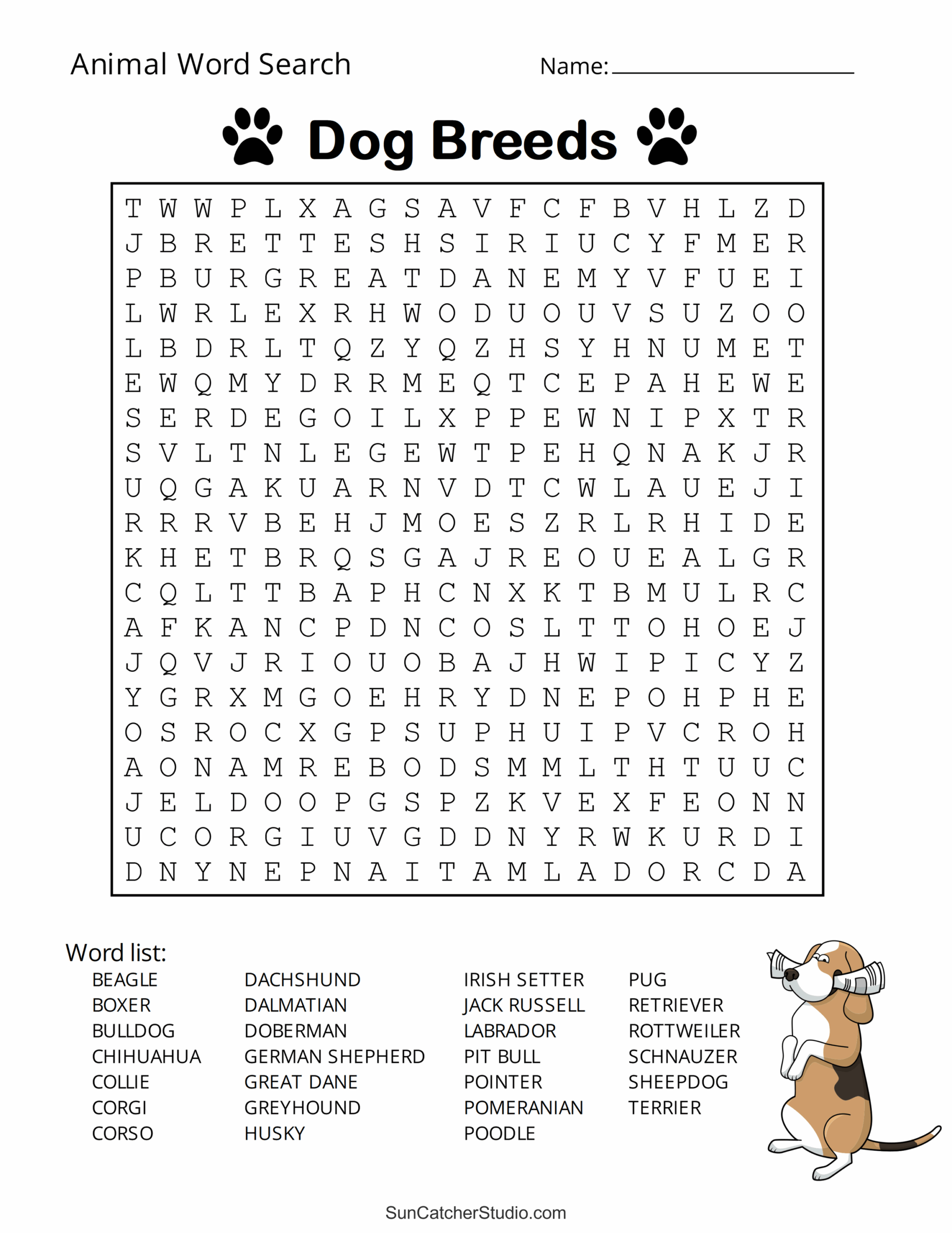Printable Hard Word Search Puzzles Worksheets Library