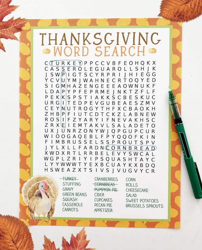 Free Printable F Word Search