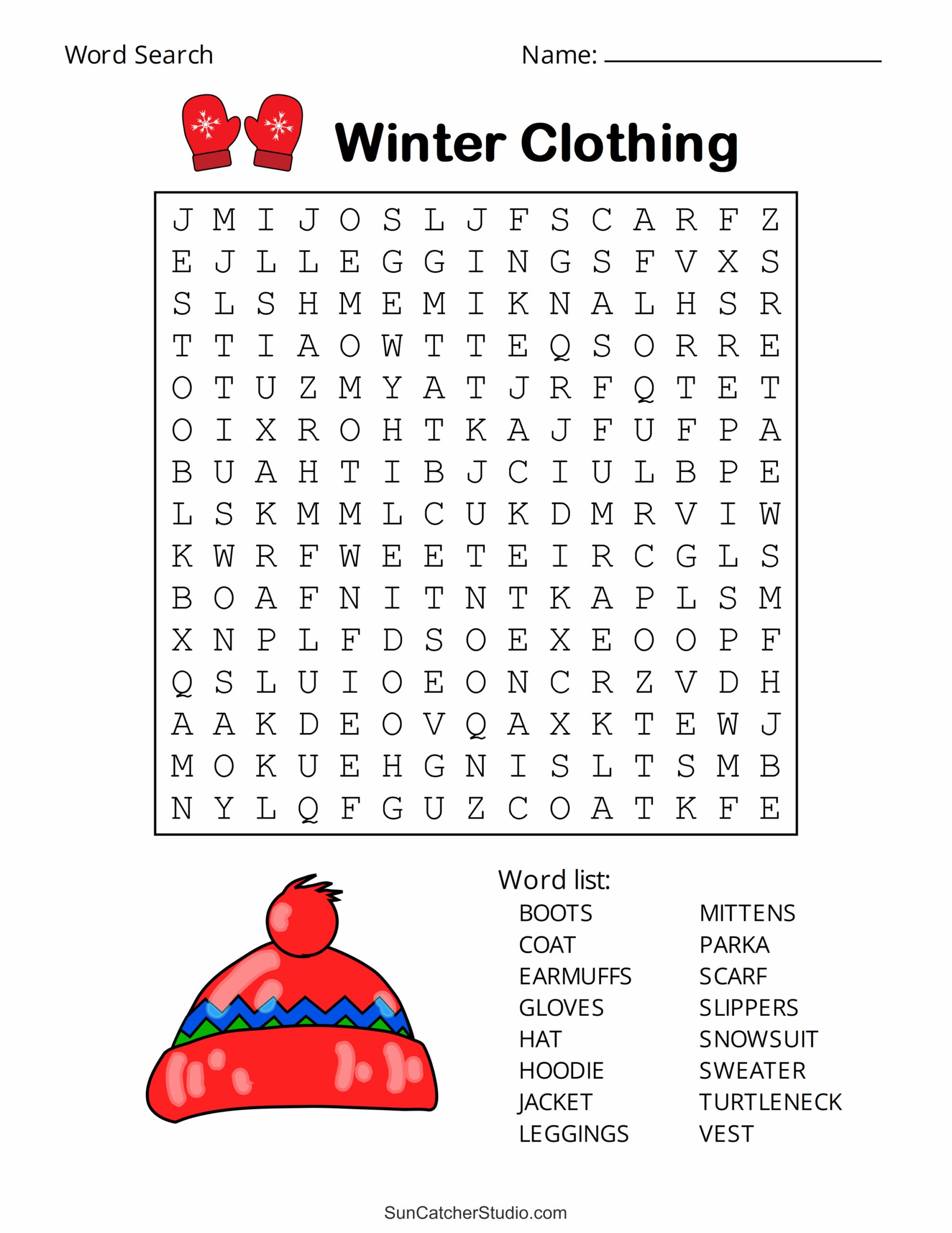 Printable Winter Word Search Puzzles Word Find Free Printables Monograms Design Tools Patterns DIY Projects