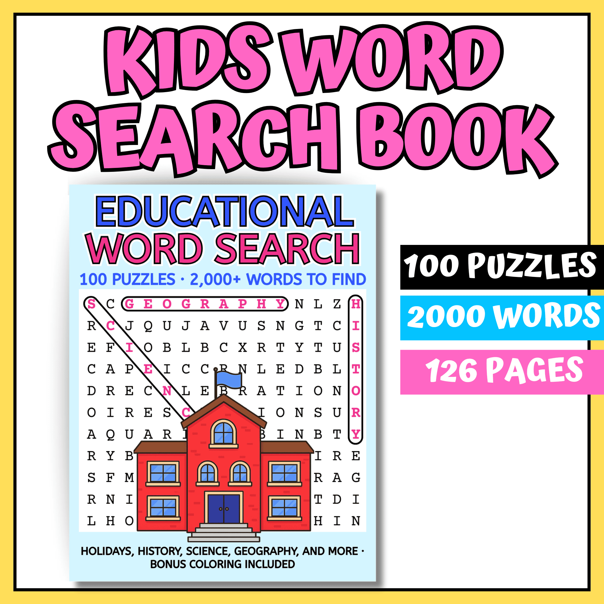 Kids Word Printable Search