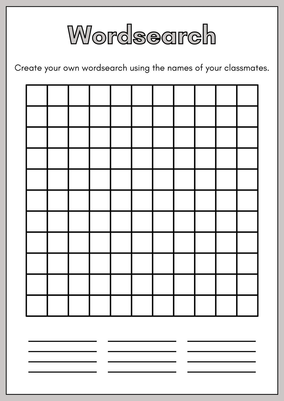 Inequalities Word Search Printable Inequalities Word Search