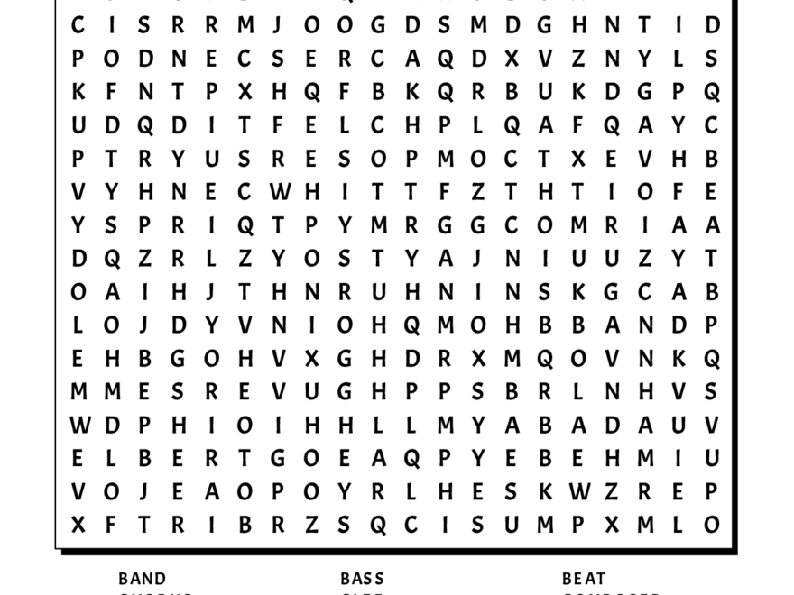 Printable Word Search World Of Printables