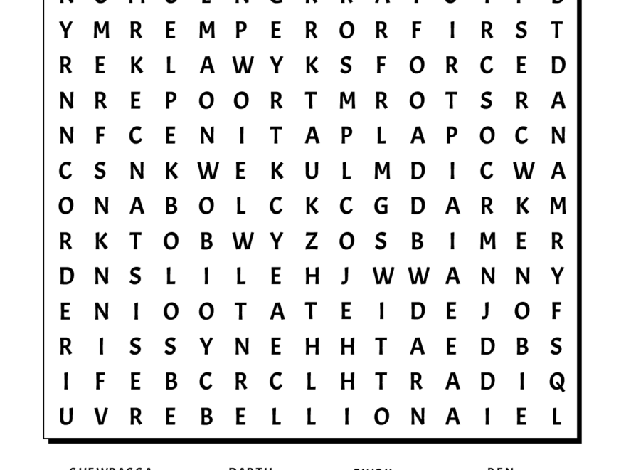 Printable Word Search World Of Printables