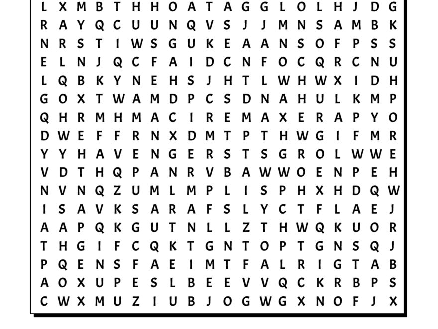 Printable Word Search World Of Printables Worksheets Library
