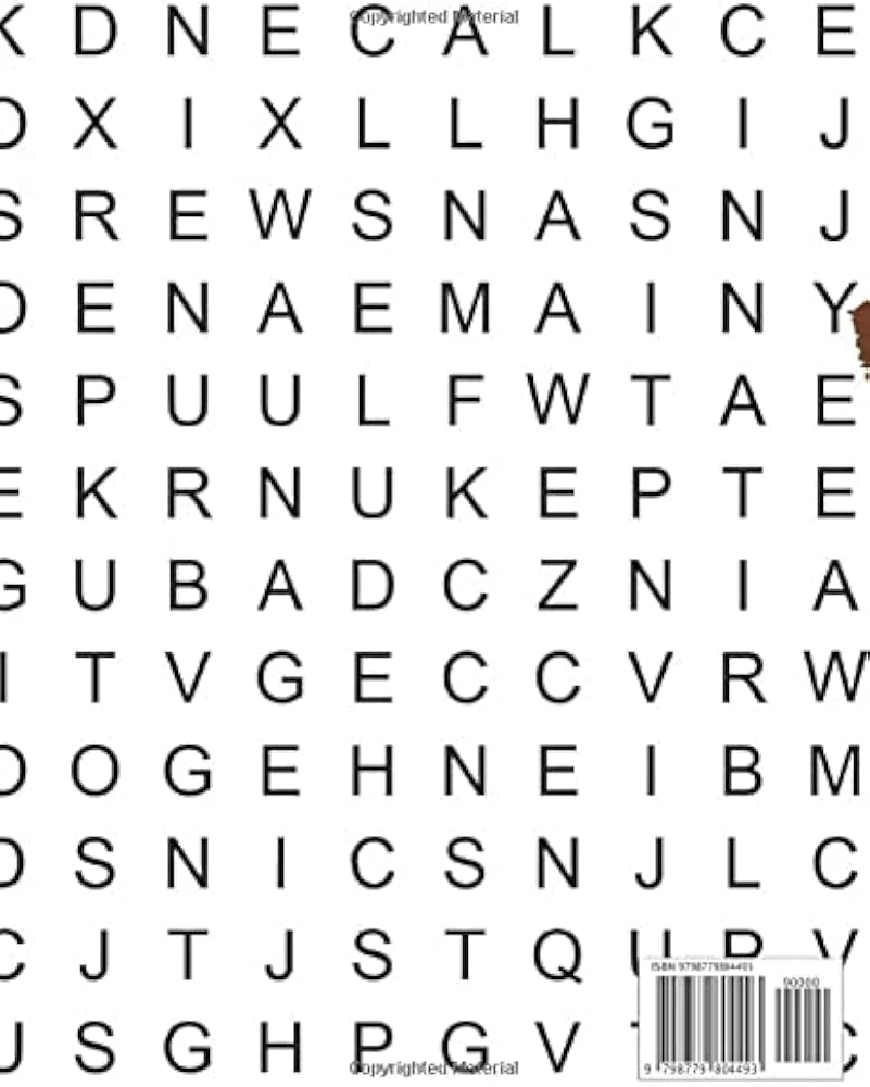 Large Print Adult Word Search Printable