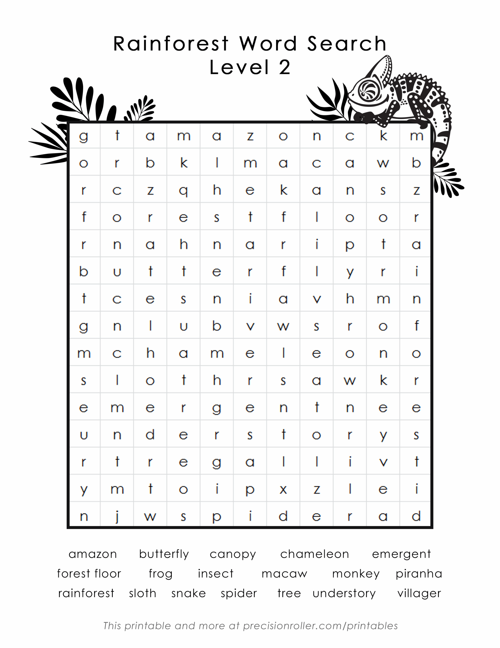 2 Printable Word Searches