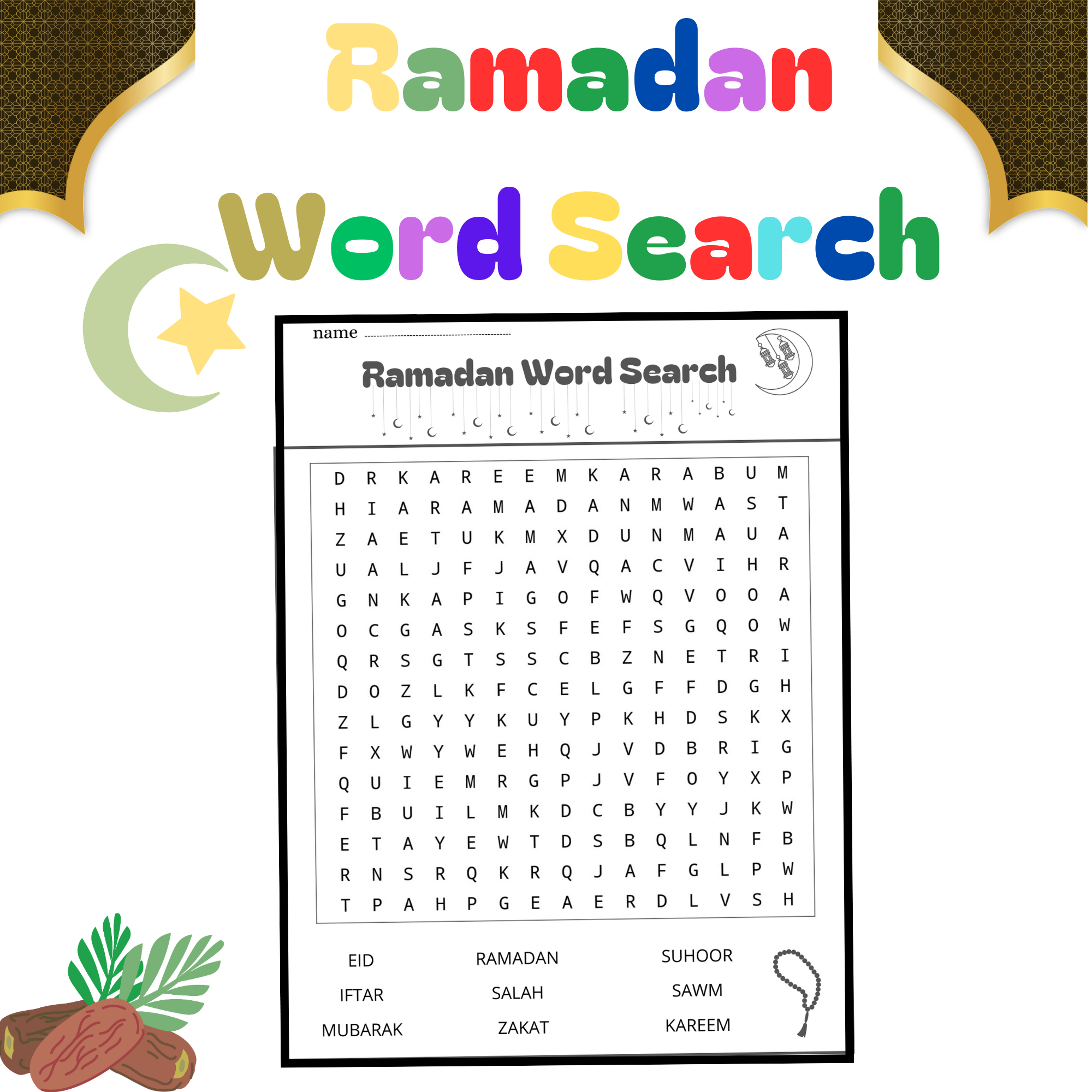 Ramadan Word Search Activity Word Search Puzzle Worksheet Made By Teachers Ramadan Word Search Activity Word Search Puzzle Worksheet Made By Teachers