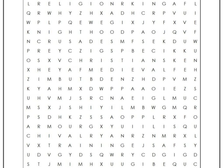 Religious Word Search Monster Word Search