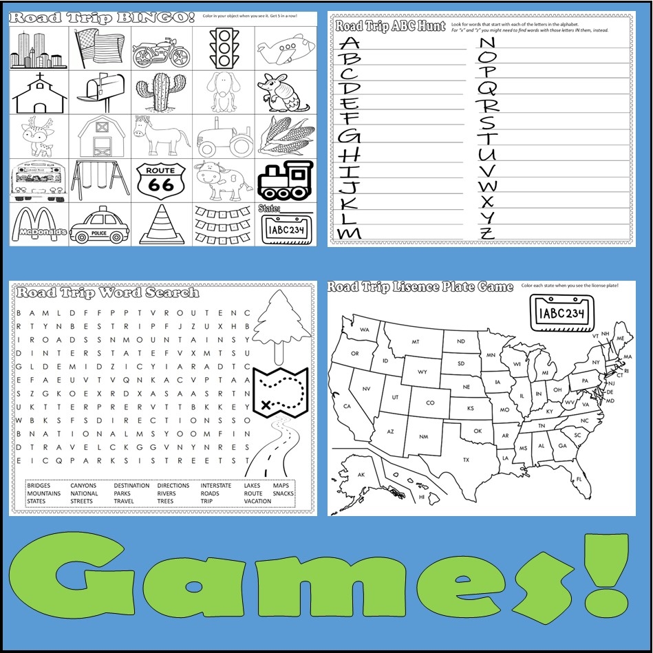 Free Route 66 Printable Word Search