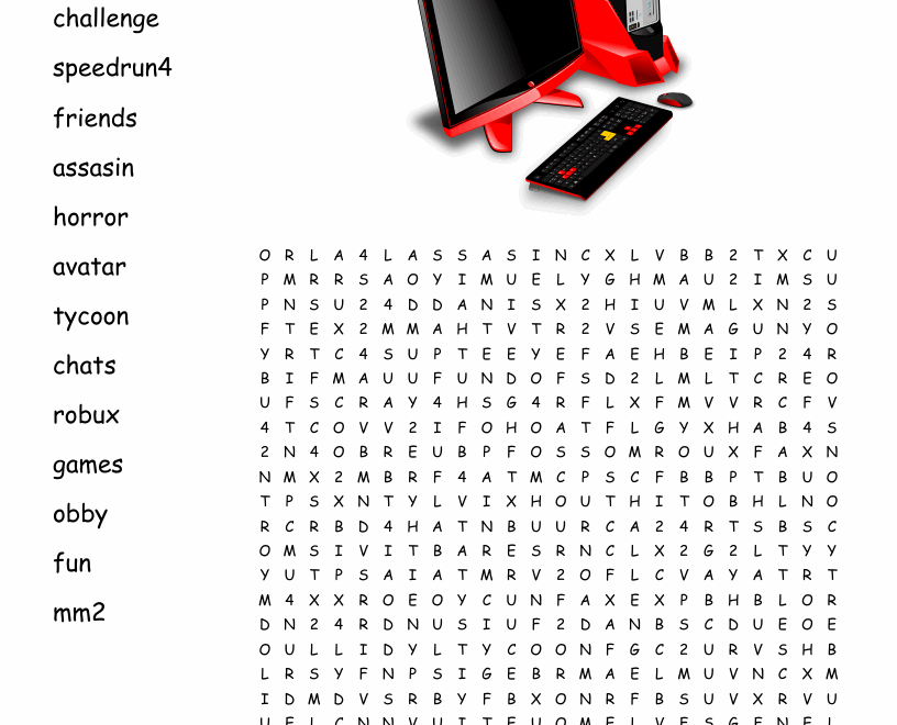 Roblox Word Search WordMint