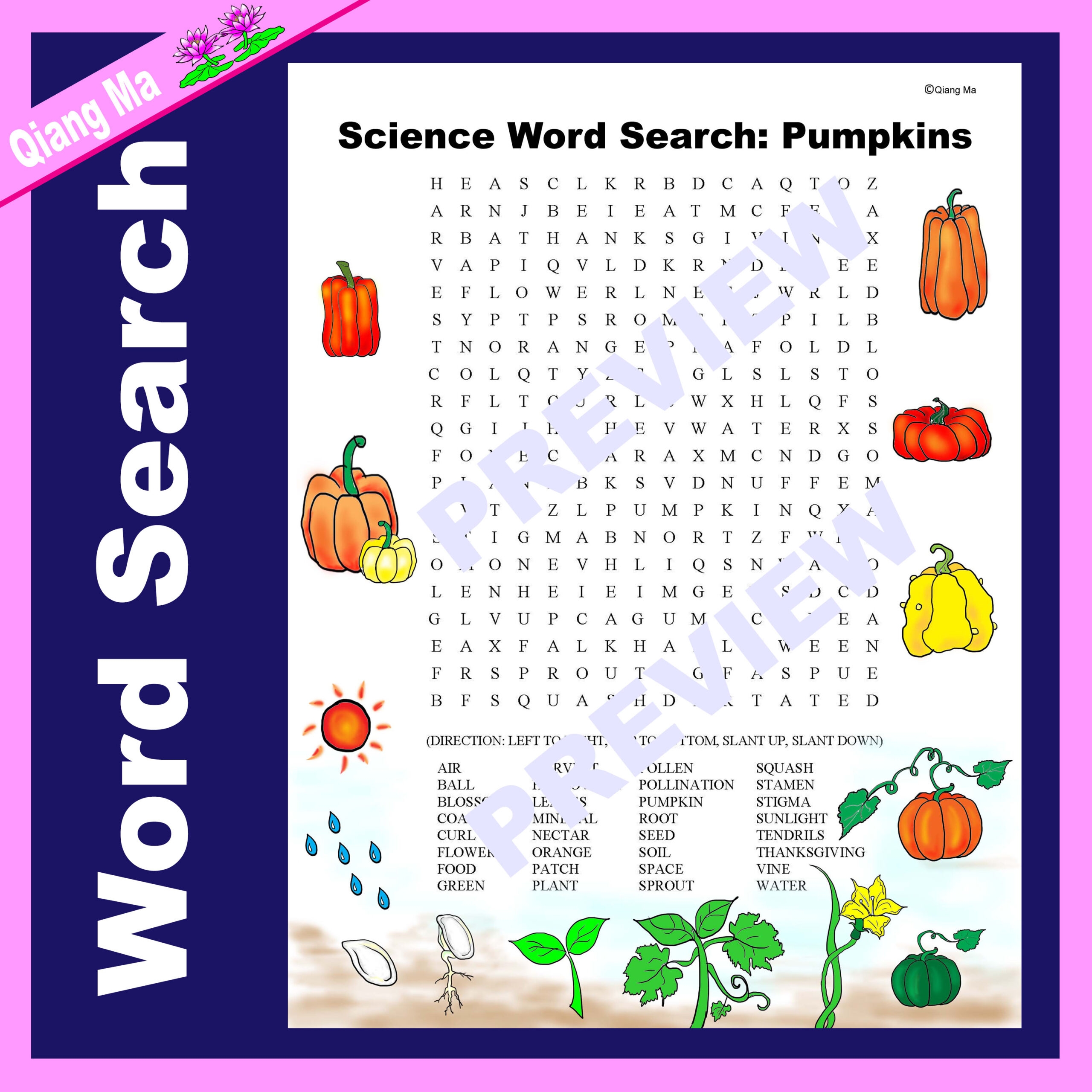 Science Word Search Plant Unit Made By Teachers Science Word Search Plant Unit Made By Teachers