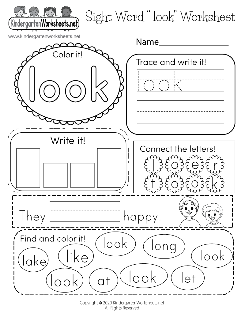 Free Printable Word Search For Kindergarten