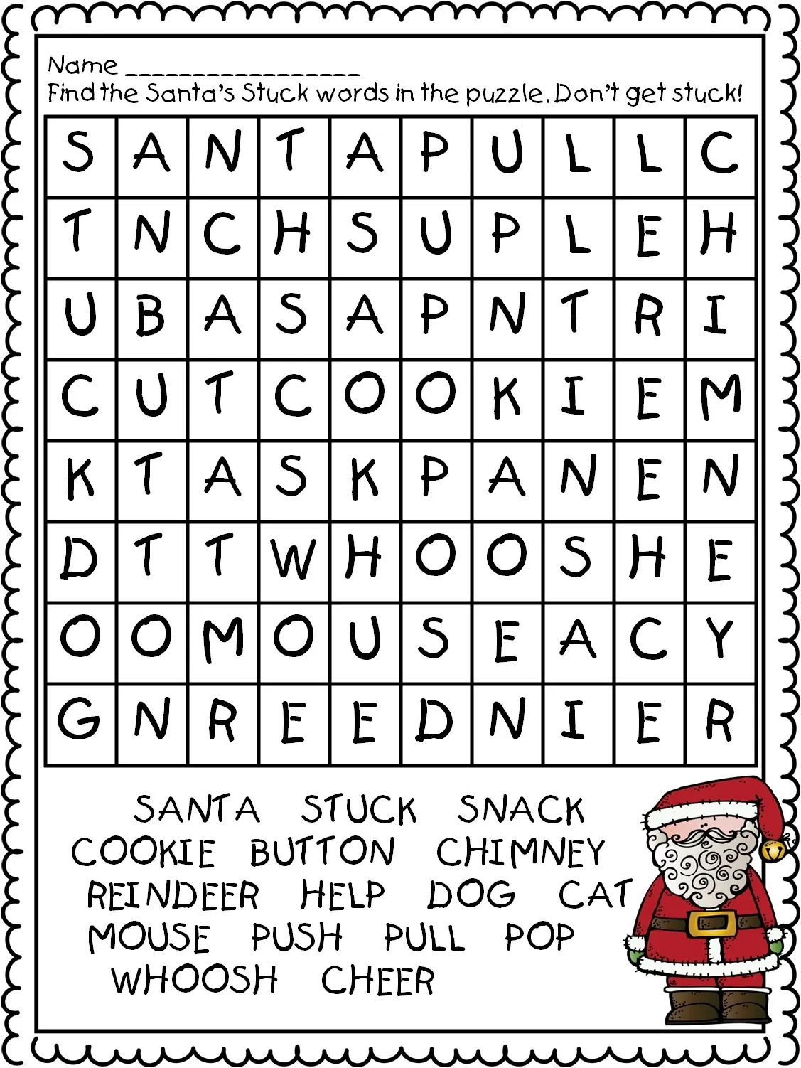 Sight Word Word Search 1st Grade Timrospatiton1976 s Ownd