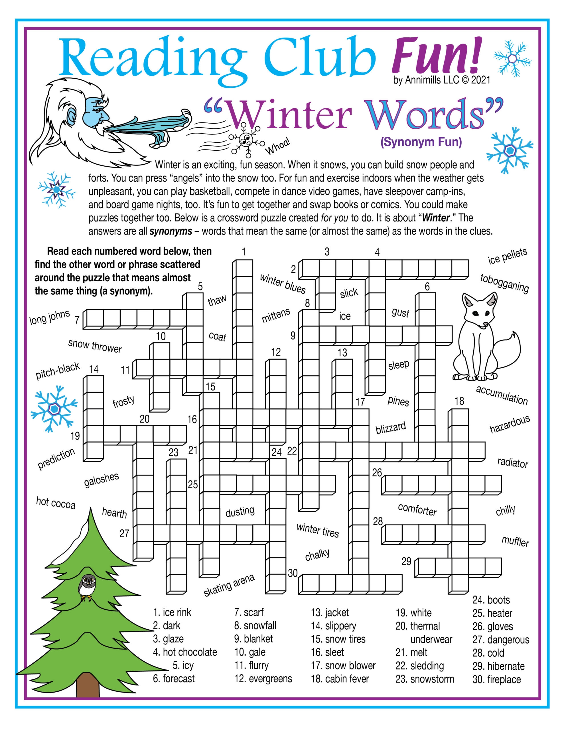 Signs Of Spring Everywhere Printable Crossword Made By Teachers