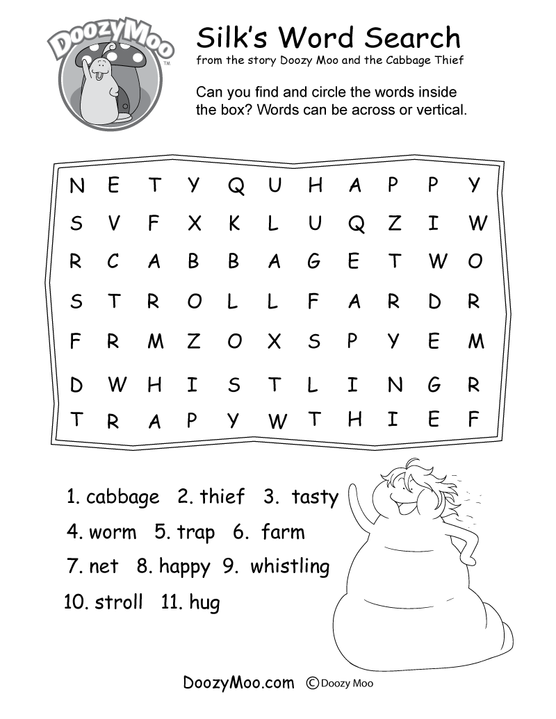 Free Printable Elementary Word Searches