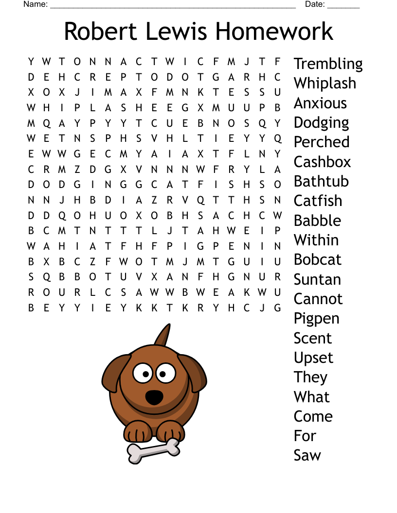 Snoopy Snacks Word Search WordMint