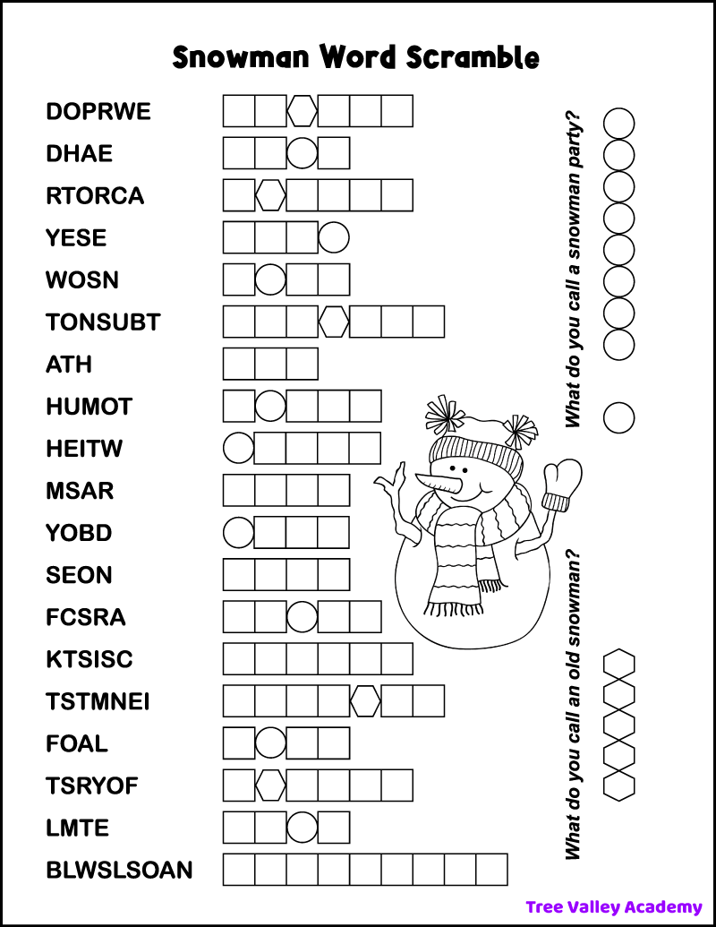 Printable Word Search With Riddle