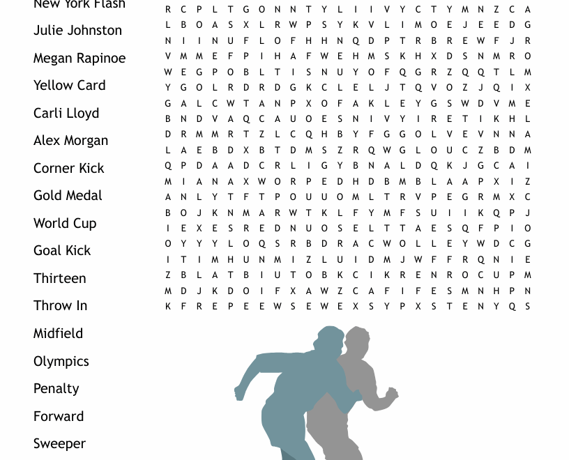 Soccer Word Search WordMint