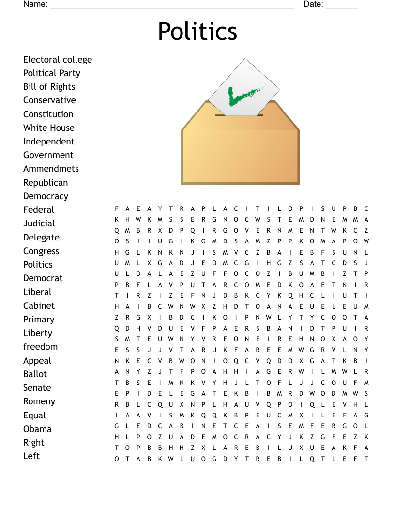 Social Studies Crossword Puzzle WordMint