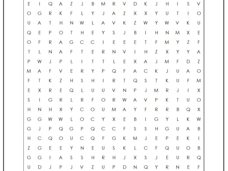 Spelling Fun 4 Word Search Monster Word Search