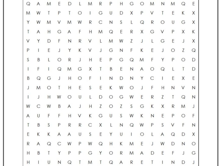 Spelling Fun 7 Word Search Monster Word Search