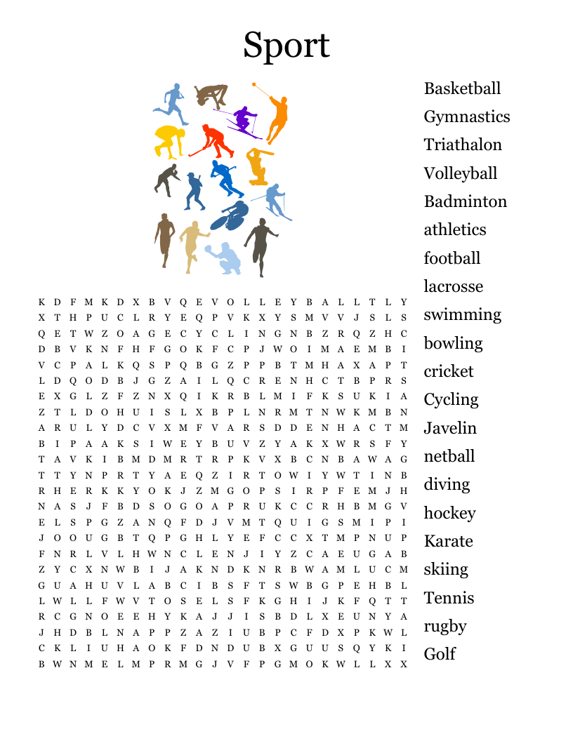 Football Word Search Printables Free