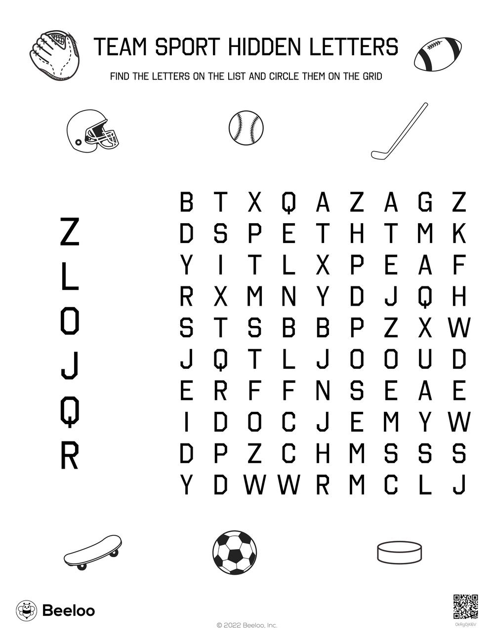Sports themed Word Searches Beeloo Printable Crafts And Activities For Kids