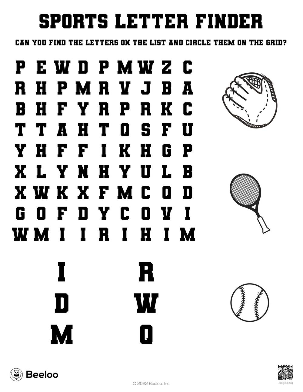 Sports themed Word Searches Beeloo Printable Crafts And Activities For Kids