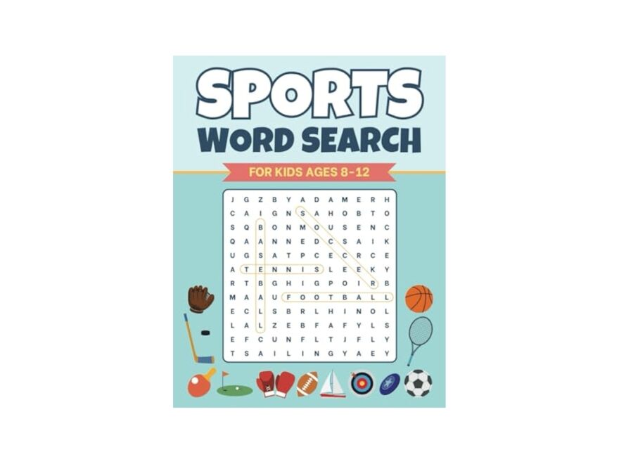 Sports Word Search For Kids Ages 8 12 100 Word Find Puzzles For Kids With Sports Themes Including Football Baseball Basketball Hockey Bowling Car Racing And Many More Friedman Adam 9798302786104 Amazon Books