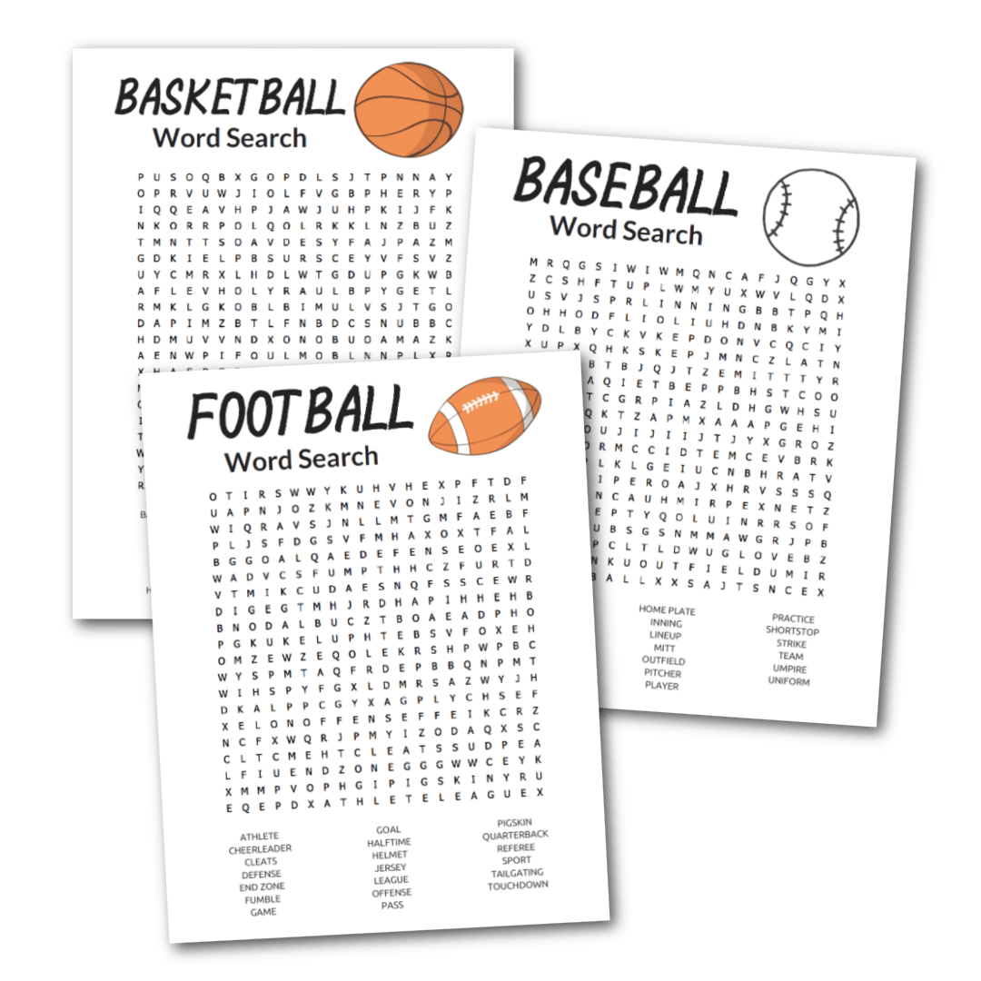 Sports Word Search