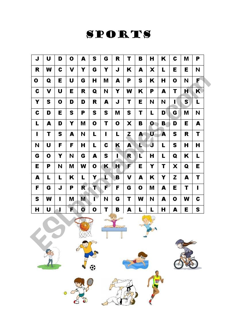 sports wordsearch esl worksheet by anamt84 sports wordsearch esl worksheet by anamt84
