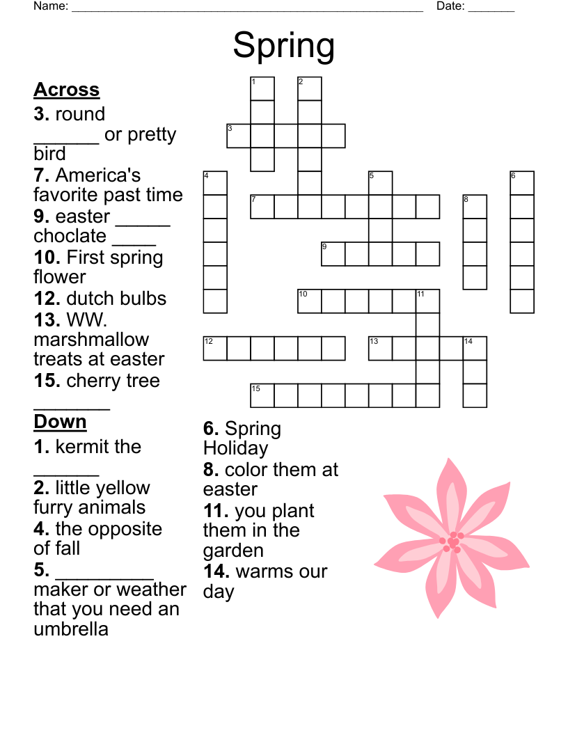 Spring Break Word Search WordMint Spring Break Word Search WordMint