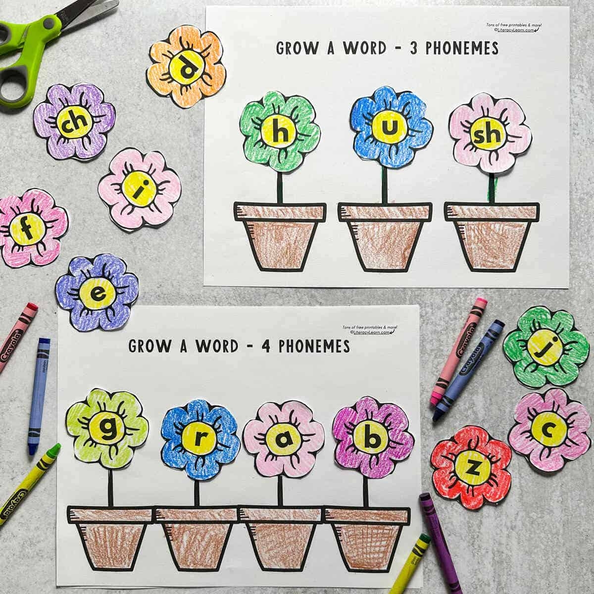 Spring Flowers Word Building FREE Printables Literacy Learn Spring Flowers Word Building FREE Printables Literacy Learn
