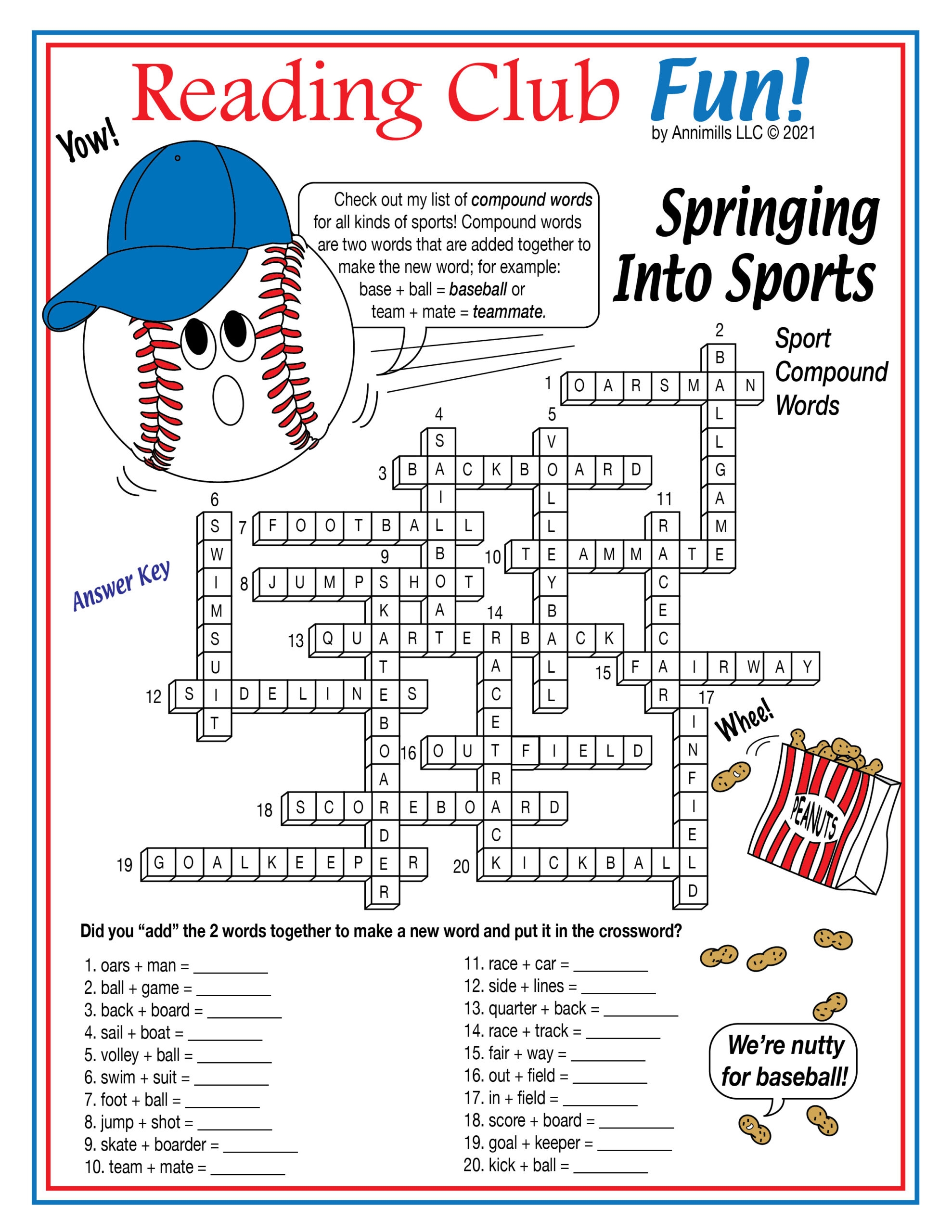 Sports Word Search Printable Free