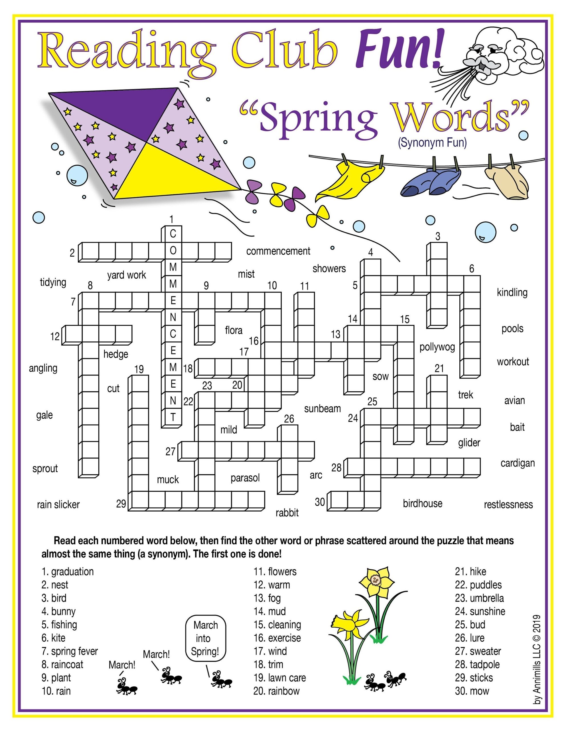 Literacy Fun Word Search Printable