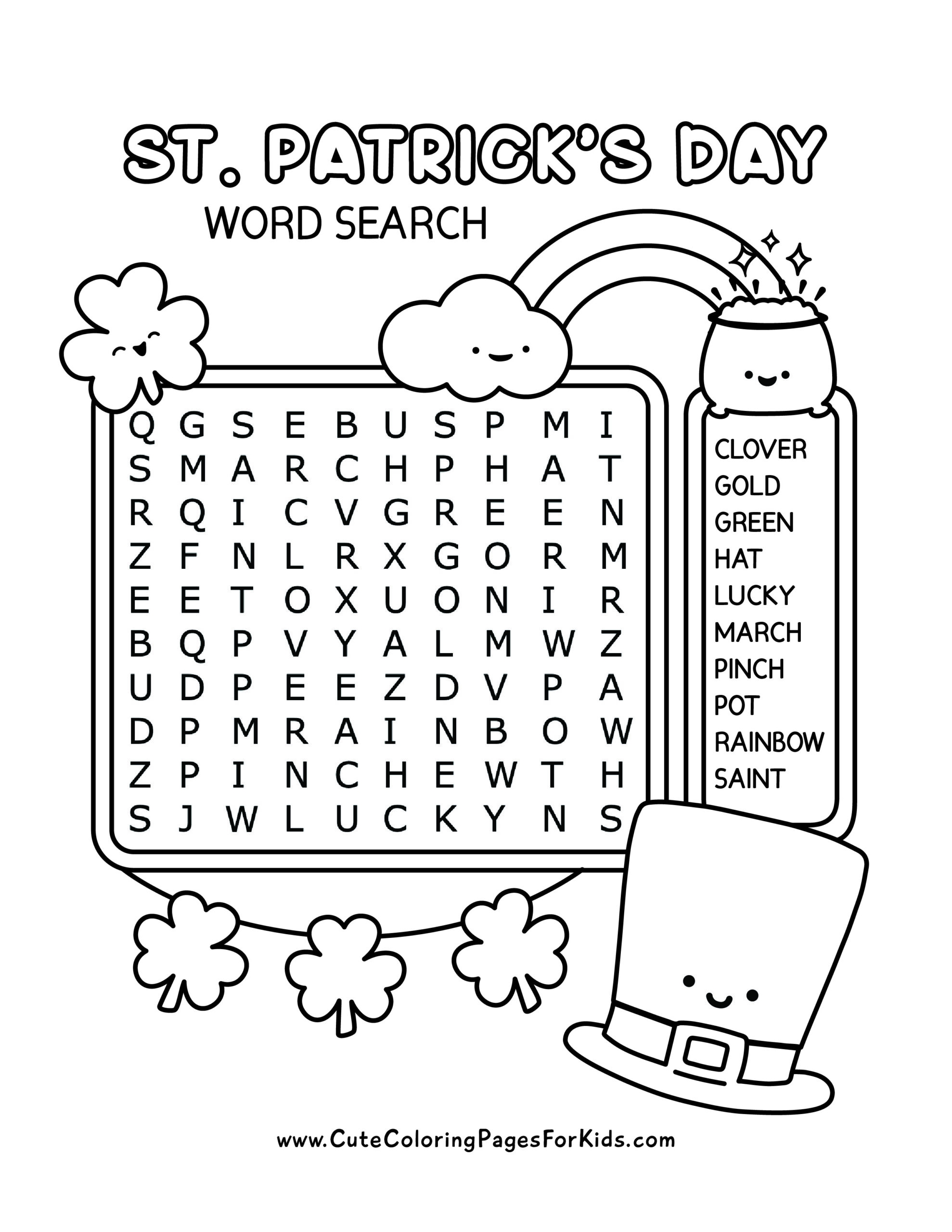 Free Printable Easy Word Searches For Adults