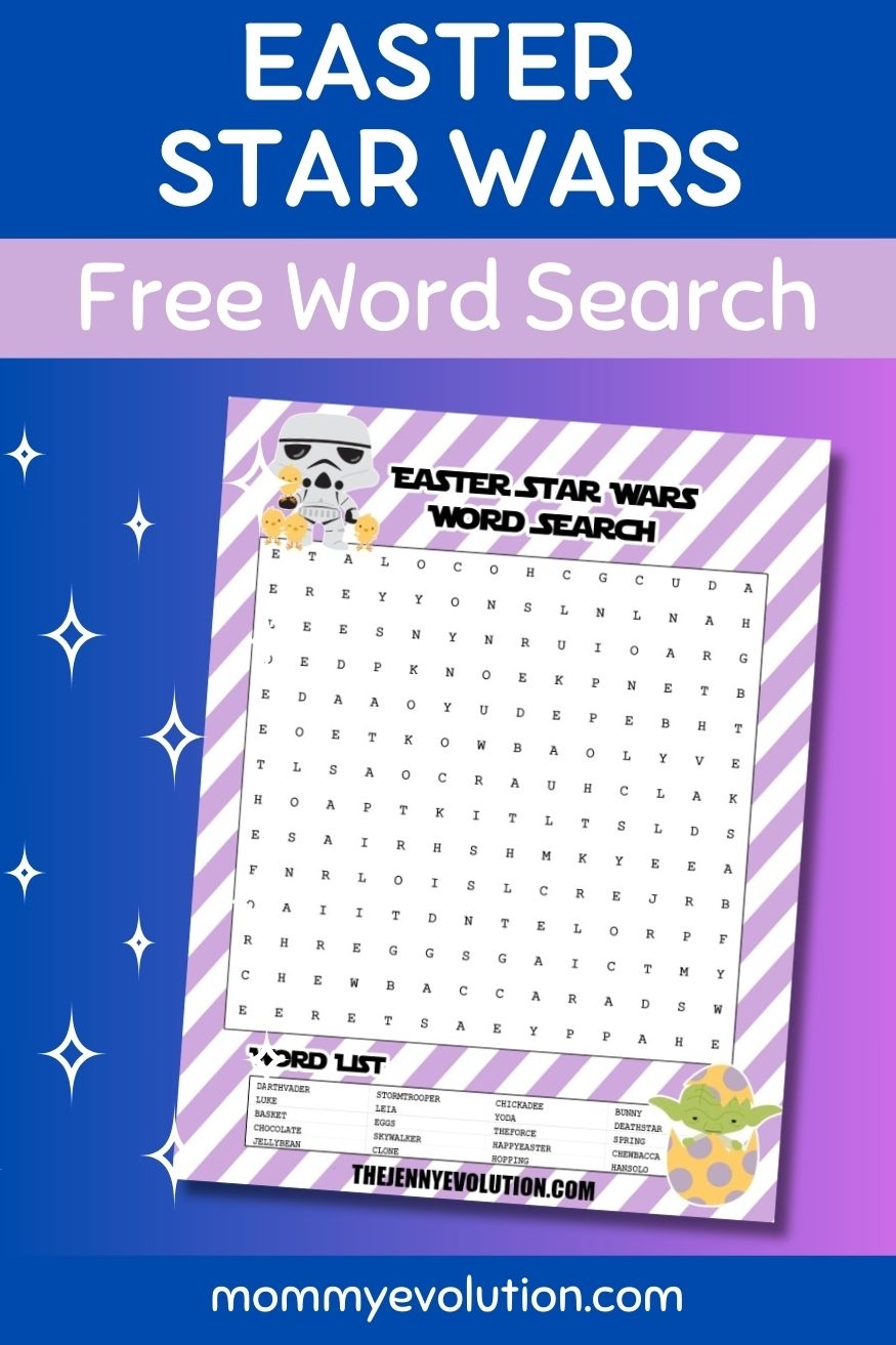 Star Wars Easter Word Search Mommy Evolution Star Wars Easter Word Search Mommy Evolution