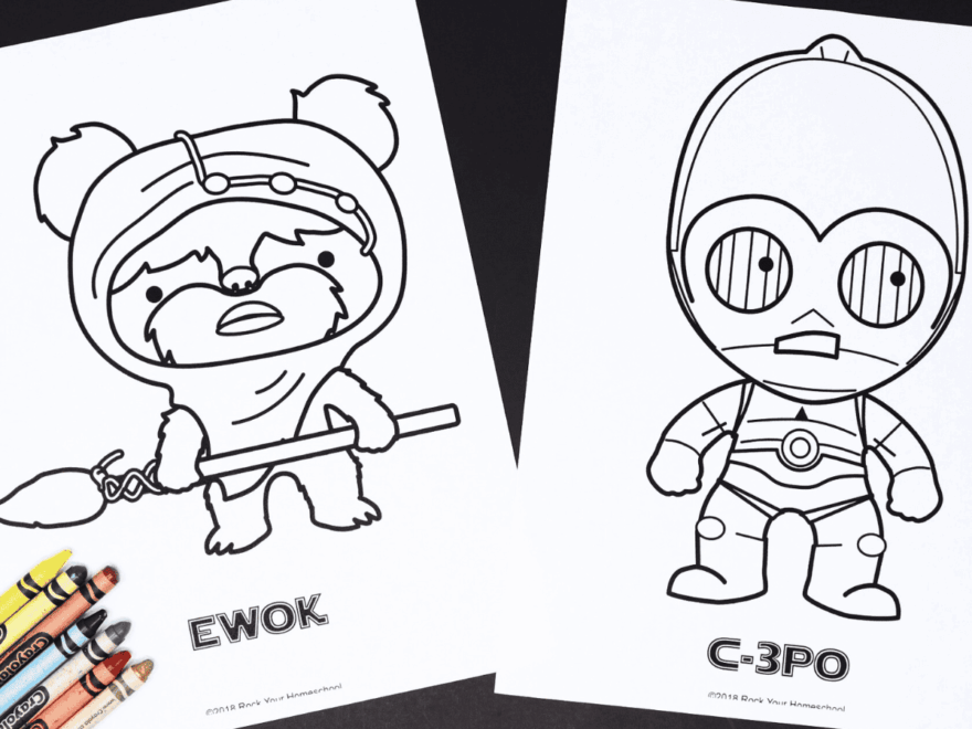 Star Wars Inspired Coloring Pages For Creative Fun For Kids Free