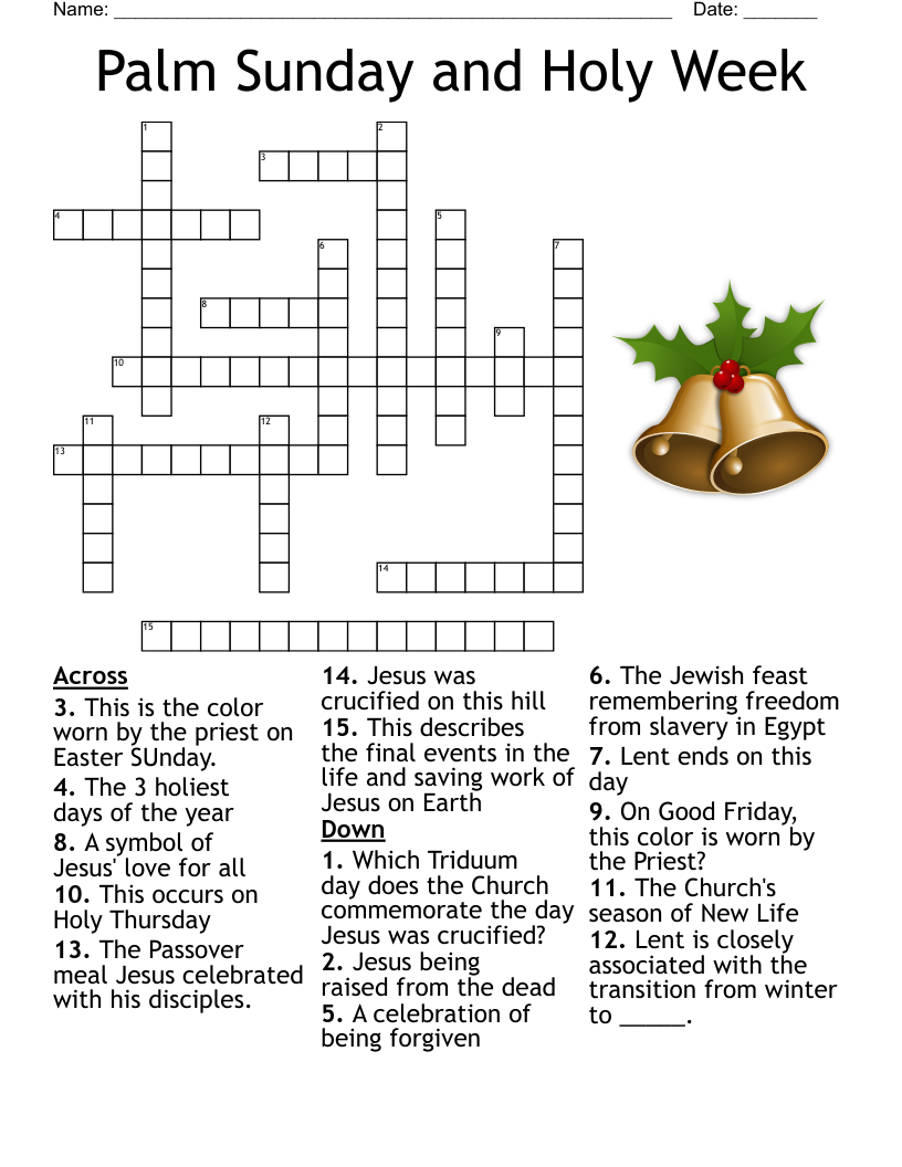 STATIONS OF THE CROSS Word Search WordMint