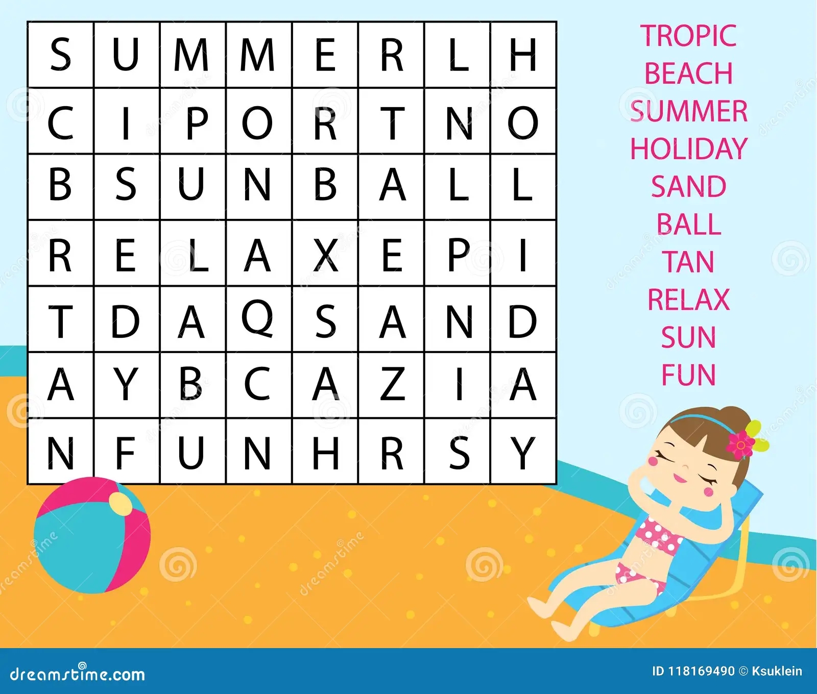 Summer Word Puzzle Stock Illustrations 522 Summer Word Puzzle Stock Illustrations Vectors Clipart Dreamstime